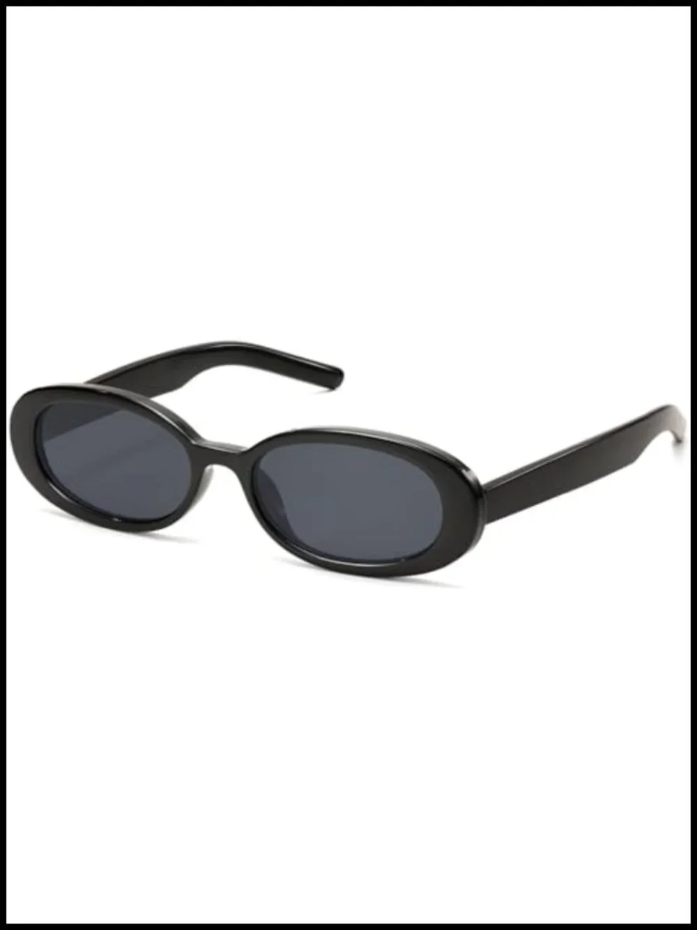 Vintage Retro Oval Small Sunglasses Non-Polarized UV Protection
